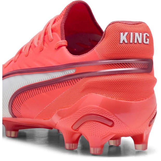 White-Red Fire - Puma - King Ultimate.1 Firm Ground Football Boots Womens