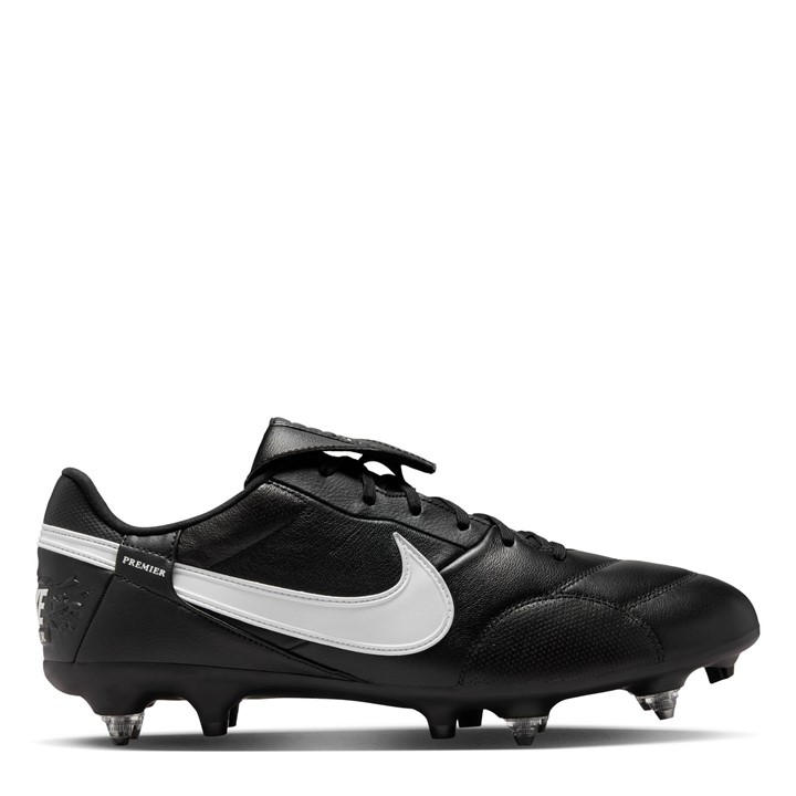 Nike Men's Black Premier 3  Soft Ground Football Boots in Size 10, Sports Direct