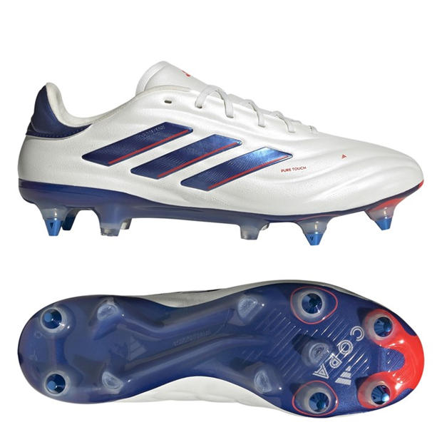 White/Blue - adidas - Copa Pure 2 Elite Soft Ground Football Boots
