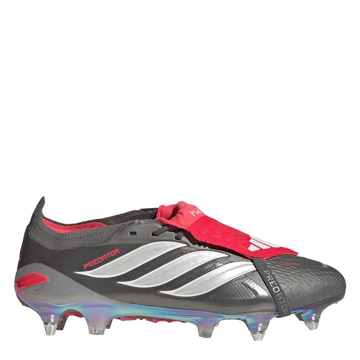 Photos - Football Boots Adidas Mens Predator Elite Fold Over Tongue Soft Ground - Grey