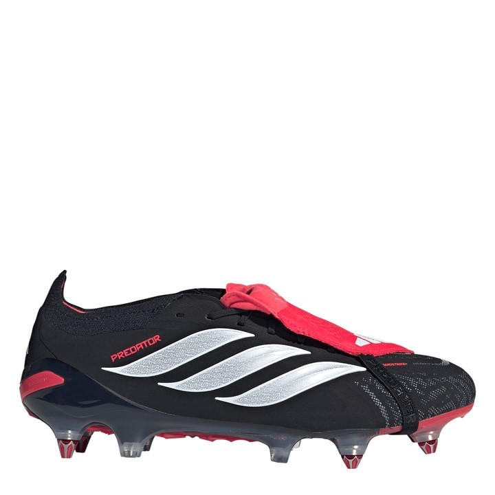 Adidas Men's Black Predator Elite Fold Over Tongue Soft Ground Football Boots in Size 6, Sports Direct