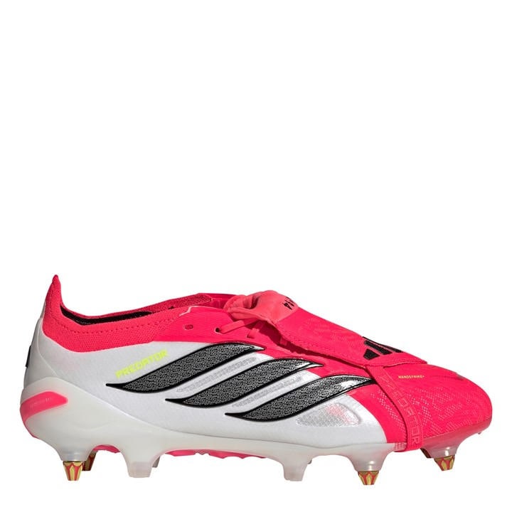 Adidas Men's Red Predator Elite Fold Over Tongue Soft Ground Football Boots in Size 9.5, Sports Direct