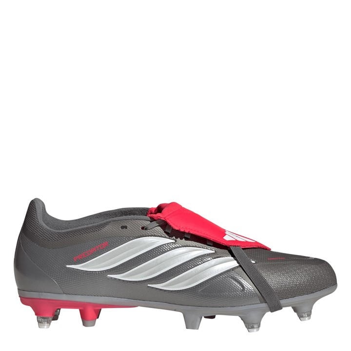 Photos - Football Boots Adidas Predator Fold-Over Tongue League Soft Ground Mens - Grey