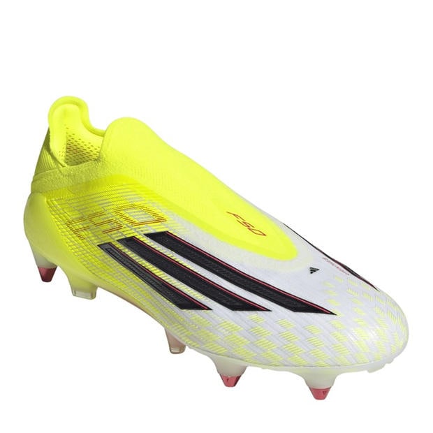 Solar Yellow - adidas - Mens adidas F50 Elite Laceless Soft Ground Football Boots