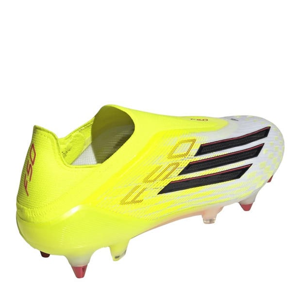 Solar Yellow - adidas - Mens adidas F50 Elite Laceless Soft Ground Football Boots
