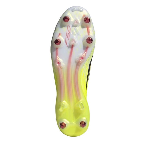 Solar Yellow - adidas - Mens adidas F50 Elite Laceless Soft Ground Football Boots
