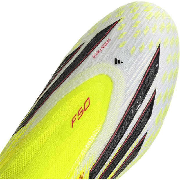 Solar Yellow - adidas - Mens adidas F50 Elite Laceless Soft Ground Football Boots