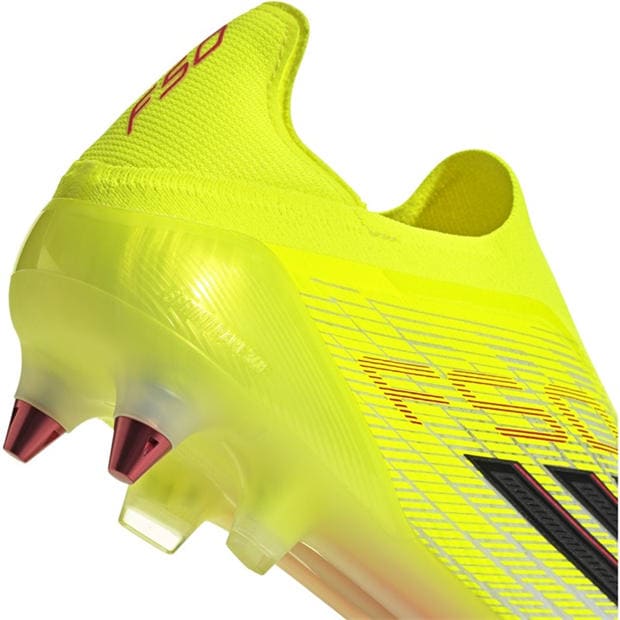 Solar Yellow - adidas - Mens adidas F50 Elite Laceless Soft Ground Football Boots