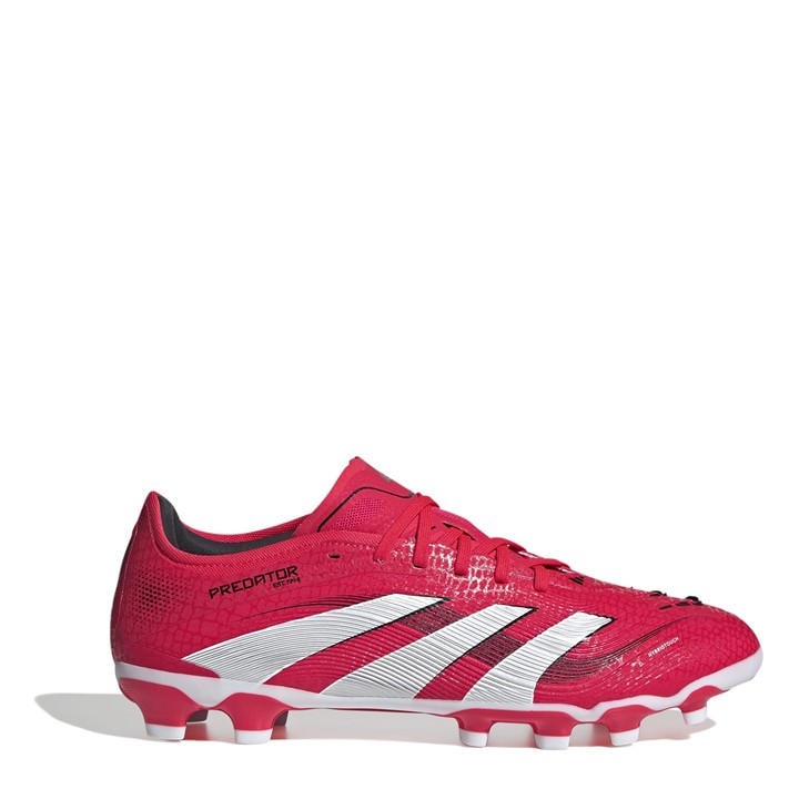 Adidas Men's Red Predator Pro -Ground Football Boots in Size 7.5, Sports Direct