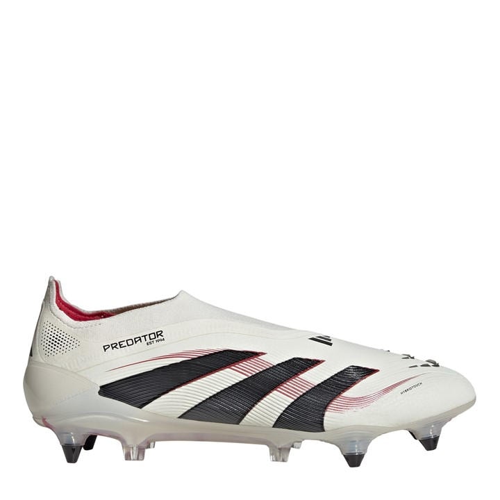 Adidas  White  Predator Elite Low Soft Ground Football Boots in Size 7.5, Sports Direct
