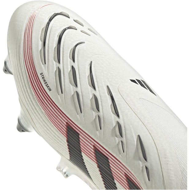 Off White/Black - adidas - Unisex Adults Predator Elite Low Soft Ground Football Boots