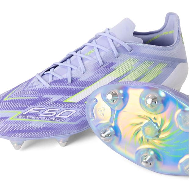 Violet Tone/Luc - adidas - Womens F50 Sparkfusion Elite Soft Ground Football Boot