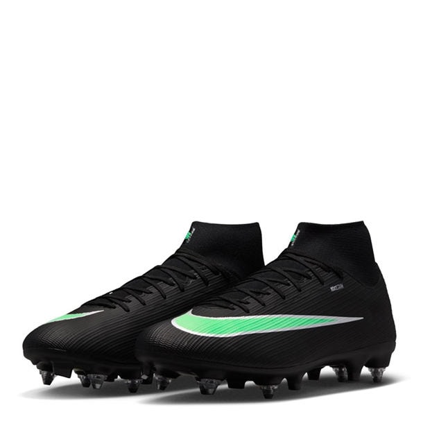 Black/Green - Nike - Men's Mercurial Academy Soft Ground Football Boot