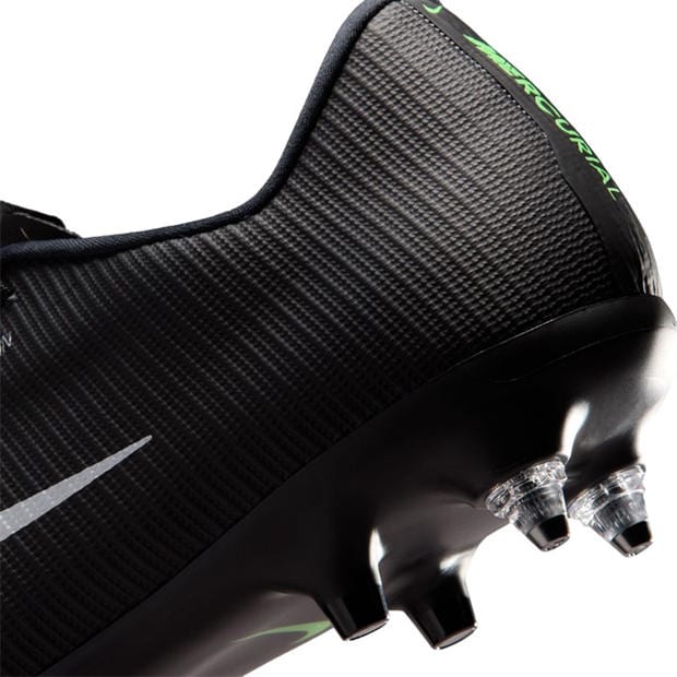 Black/Green - Nike - Men's Mercurial Soft Ground Football Boot