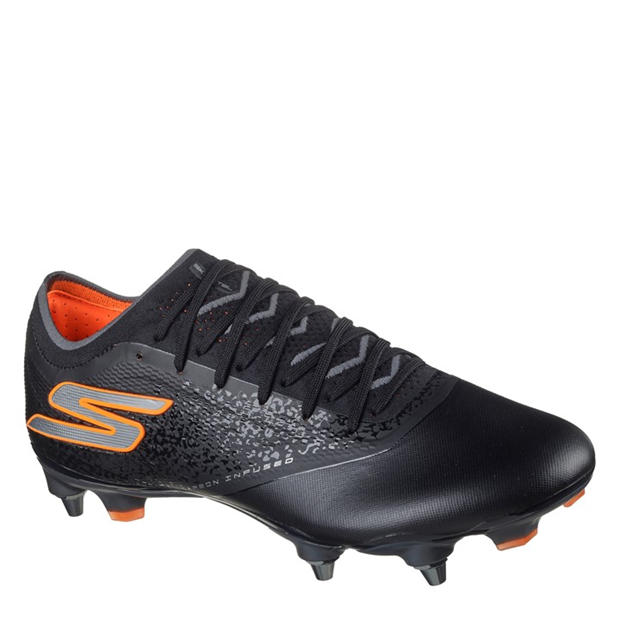 Черно/Оранжево - Skechers - Razor Adults Elite Soft Ground Football Boots