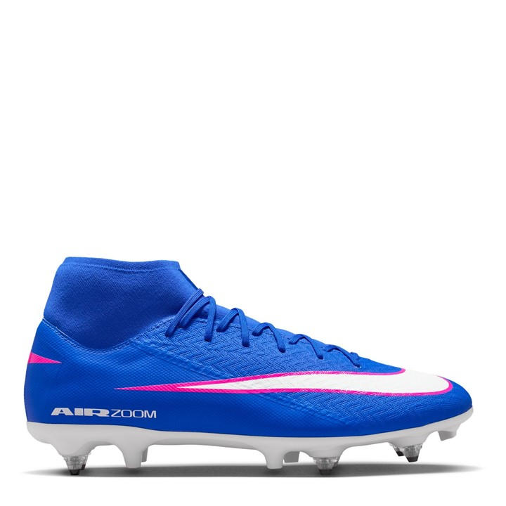 Nike Men's Blue Mercurial Superfly 10 Academy  Soft Ground Football Boots in Size 8.5, Sports Direct