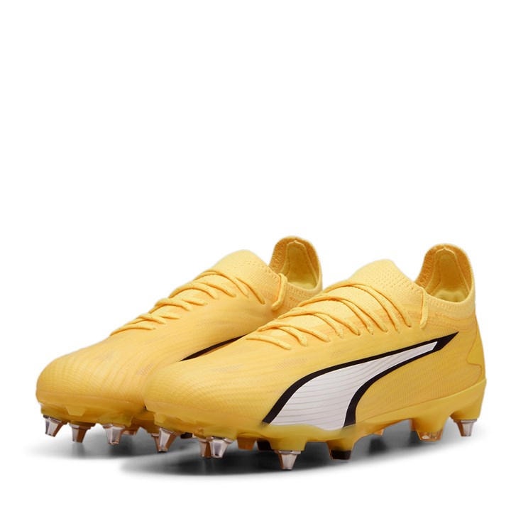 Puma Men's Yellow Ultra Ultimate /Soft Ground Football Boots in Size 9, Sports Direct