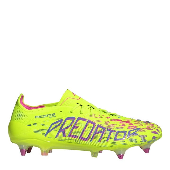 Adidas Men's Yellow Predator Elite Soft Ground Football Boots in Size 11, Sports Direct