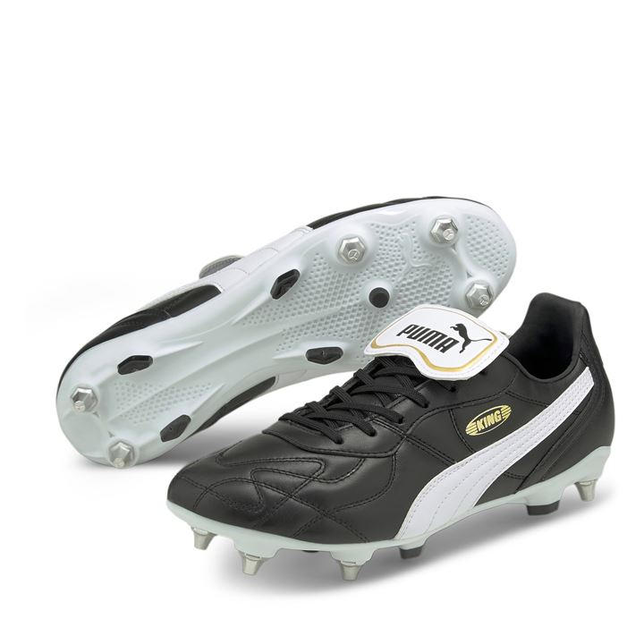 Puma Men's Black King Cup Mxsg Football Boots in Size 9.5, Sports Direct