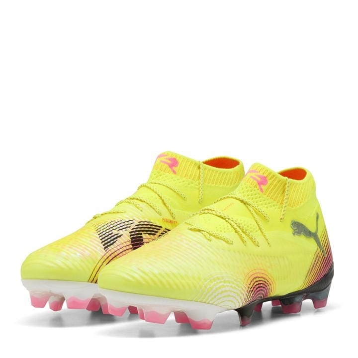 Puma Women's Yellow Future 8 Ultimate Firm Ground Football Boots in Size 3, Sports Direct