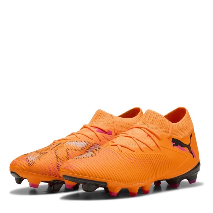 Puma Women's Orange Future  Match Artificial Ground Football Boots in Size 8, Sports Direct