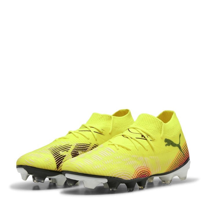 Puma Women's Yellow Future  Match Artificial Ground Football Boots in Size 8, Sports Direct