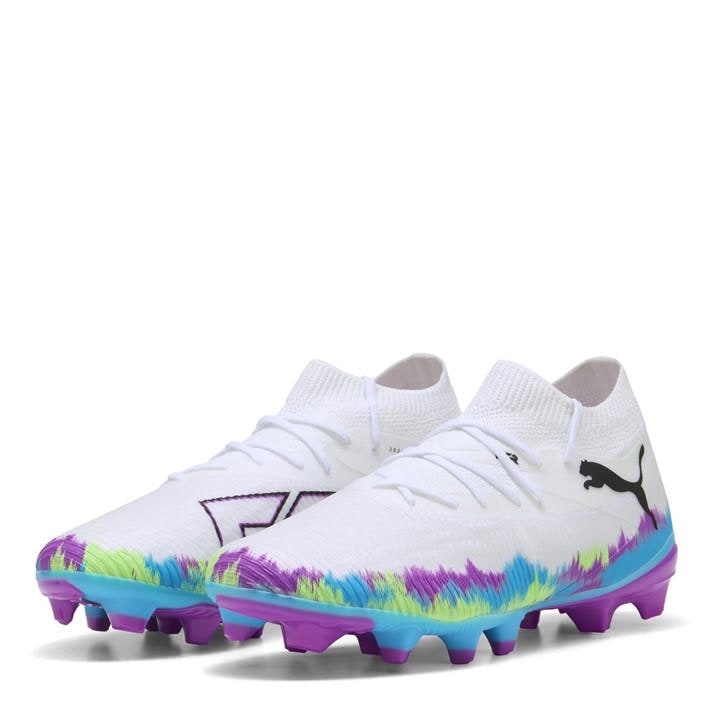 Puma Women's White Future 8 Match Artificial Ground Football Boots Size 4
