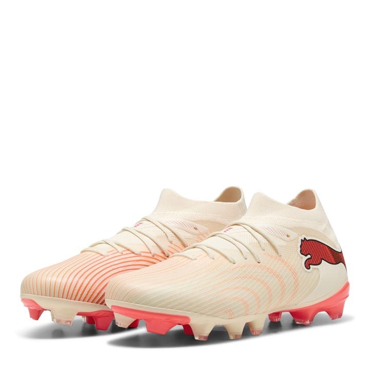 Puma Women's Cream Future 9 Match Firm Ground Football Boots in Size 7, Sports Direct