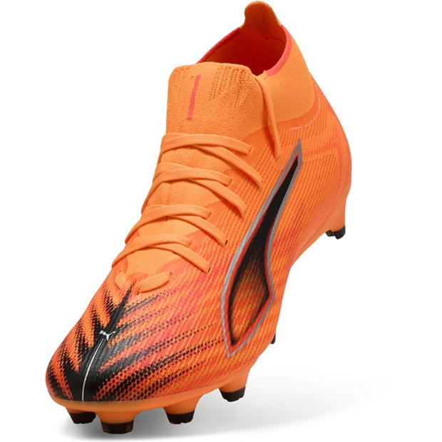 Orange/Black - Puma - Ultra 5 Match+ Womens Firm Ground Football Boots