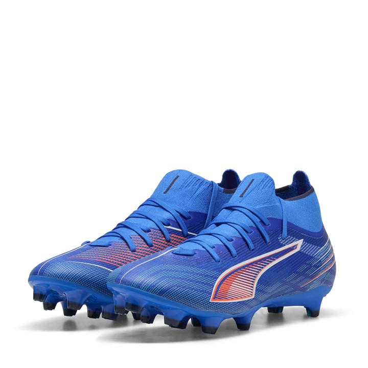 Puma Women's Blue Ultra 5 Match+ Firm Ground Football Boots in Size 3, Sports Direct