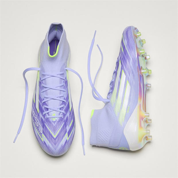 Purple/Lemon - adidas - F50 Sparkfusion Elite Womens Firm Ground Boots