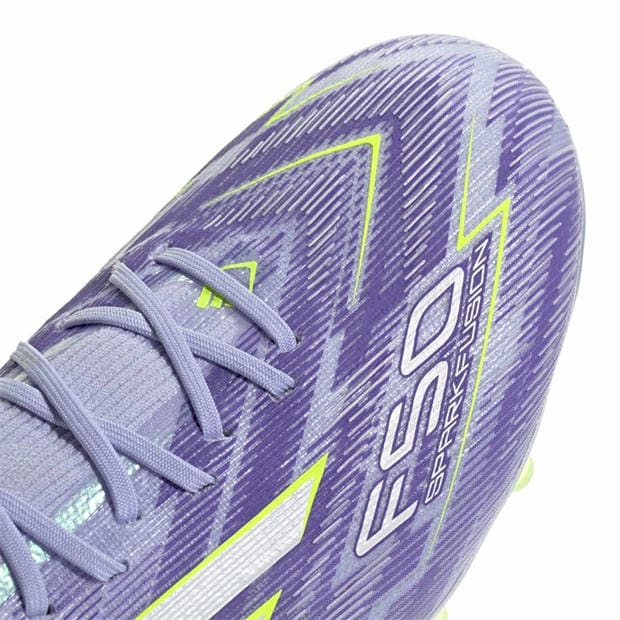 Purple/Lemon - adidas - F50 Sparkfusion Elite Womens Firm Ground Boots