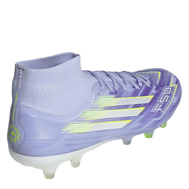 Purple/Lemon - adidas - F50 Sparkfusion Pro Womens Firm Ground Football Boots