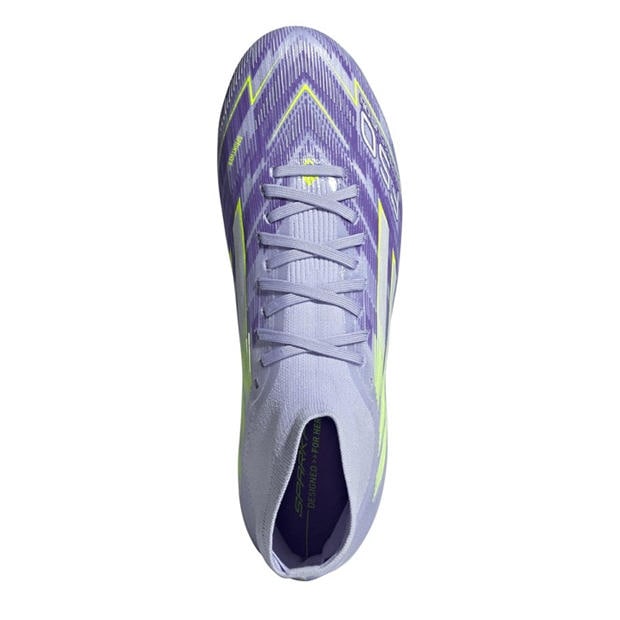 Purple/Lemon - adidas - F50 Sparkfusion Pro Womens Firm Ground Football Boots