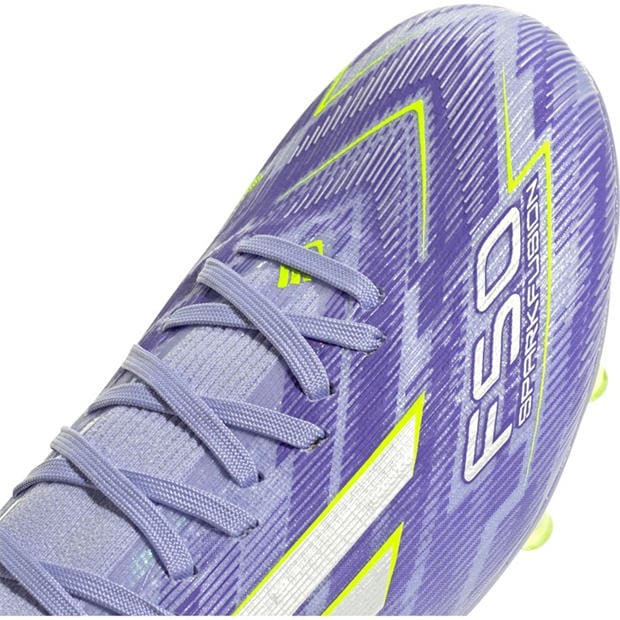 Purple/Lemon - adidas - F50 Sparkfusion Pro Womens Firm Ground Football Boots