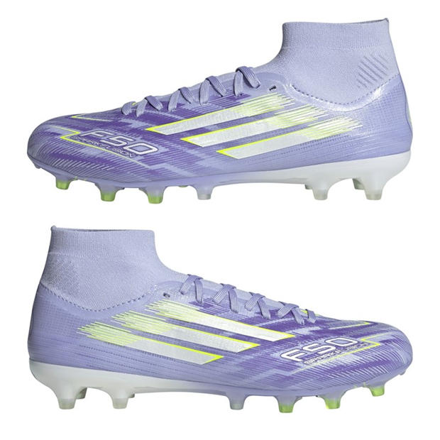 Purple/Lemon - adidas - F50 Sparkfusion Pro Womens Firm Ground Football Boots