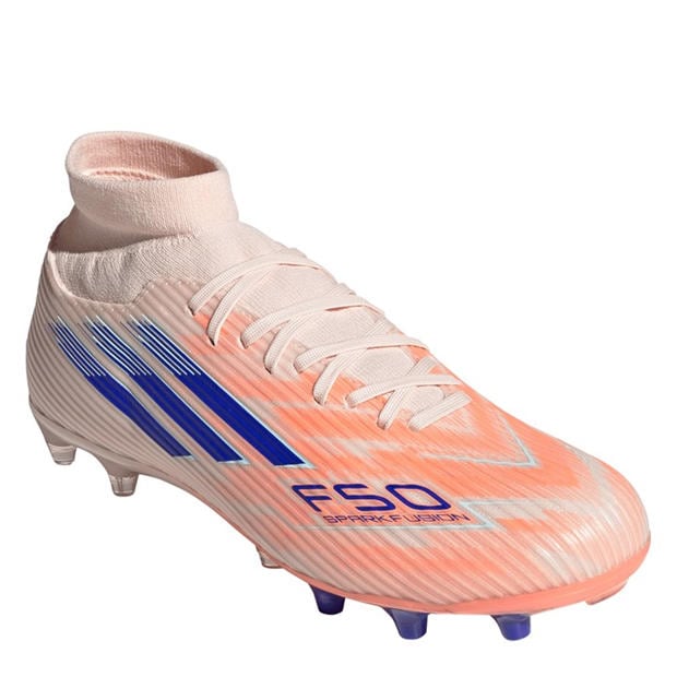 Оранжево/Синьо - adidas - F50 Sparkfusion League Womens Firm Ground Football Boots