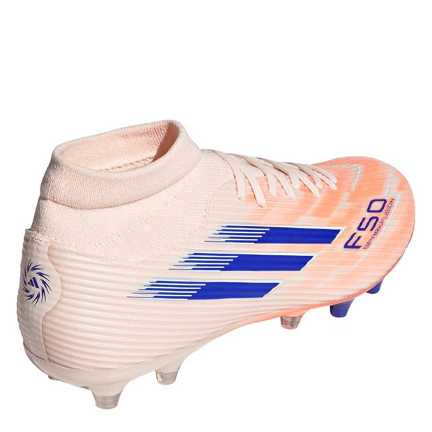Оранжево/Синьо - adidas - F50 Sparkfusion League Womens Firm Ground Football Boots