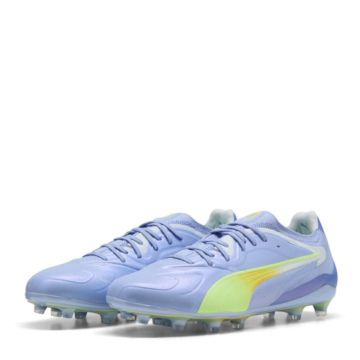 Puma Women's Blue King .1 King Firm Ground Football Boots in Size 7, Sports Direct