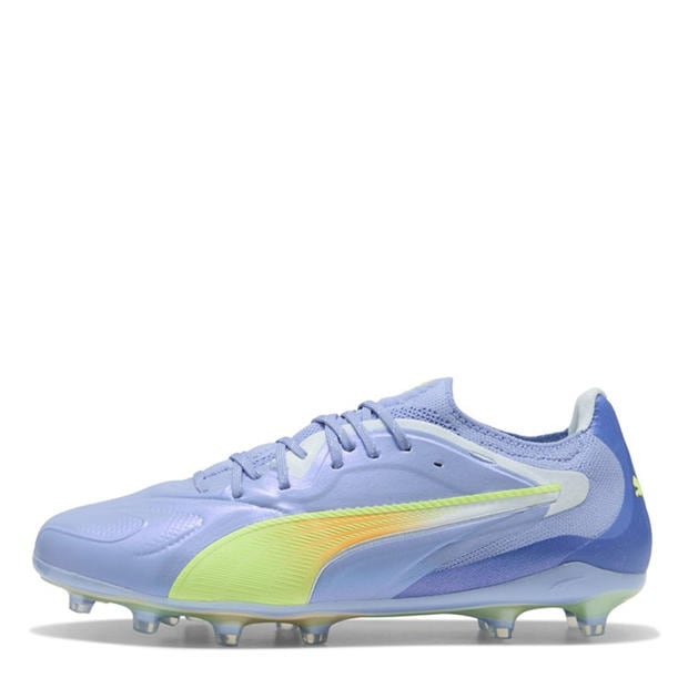 Ice/Yellow - Puma - Women's King .1 King Firm Ground Football Boots