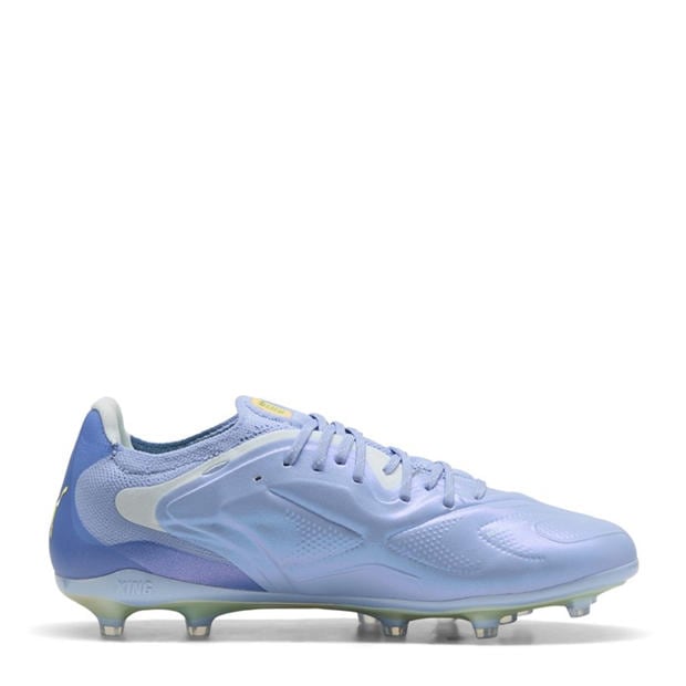 Ice/Yellow - Puma - Women's King .1 King Firm Ground Football Boots