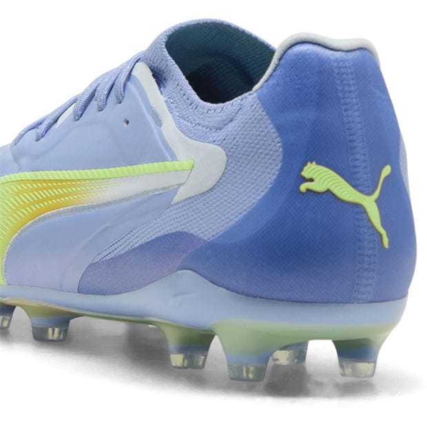Ice/Yellow - Puma - Women's King .1 King Firm Ground Football Boots