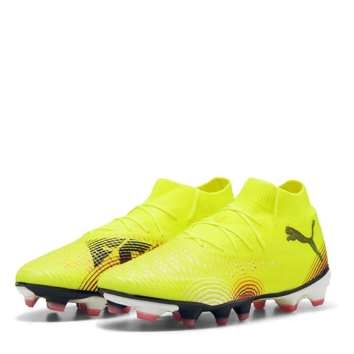 Puma Women's Yellow Future 8 Pro Fg/Ag Wn's Firm Ground Football Boots in Size 4.5, Sports Direct