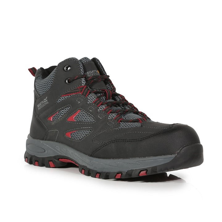 Professional Men's Black Mudstone Safety Hiker in Size 8, Sports Direct
