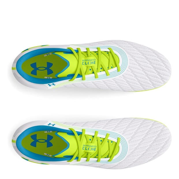 White - Under Armour - Women's Clone Mg Pro Fg Football Boots