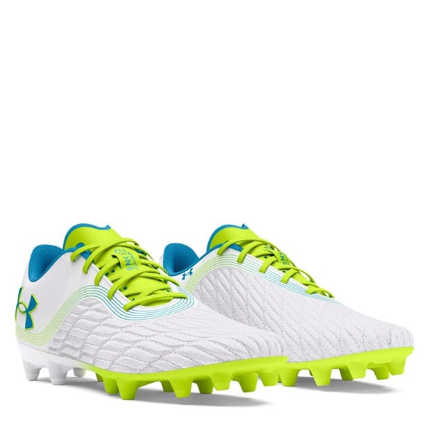 White - Under Armour - Women's Clone Mg Pro Fg Football Boots