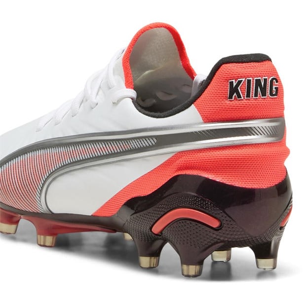 White-Silver - Puma - Women's King Ultimate Firm Ground Football Boots