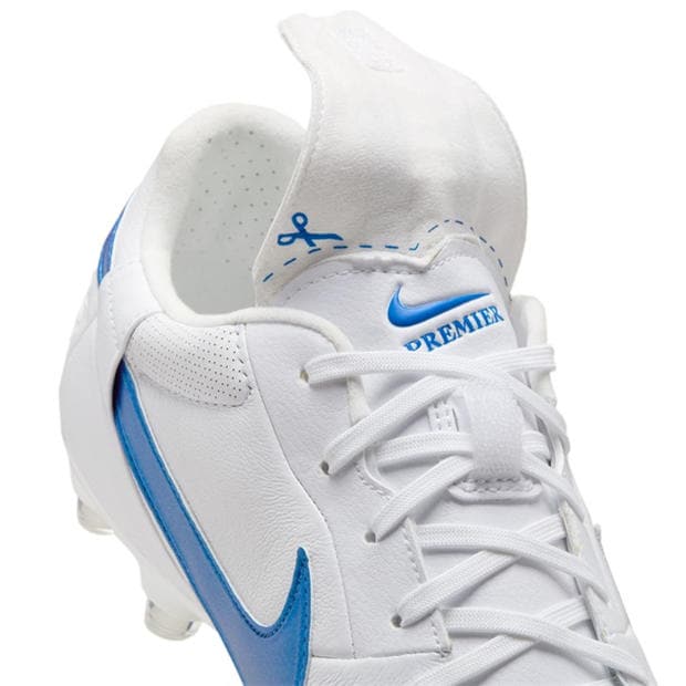 White/Blue - Nike - Premier 3 Adults Firm Ground Football Boots