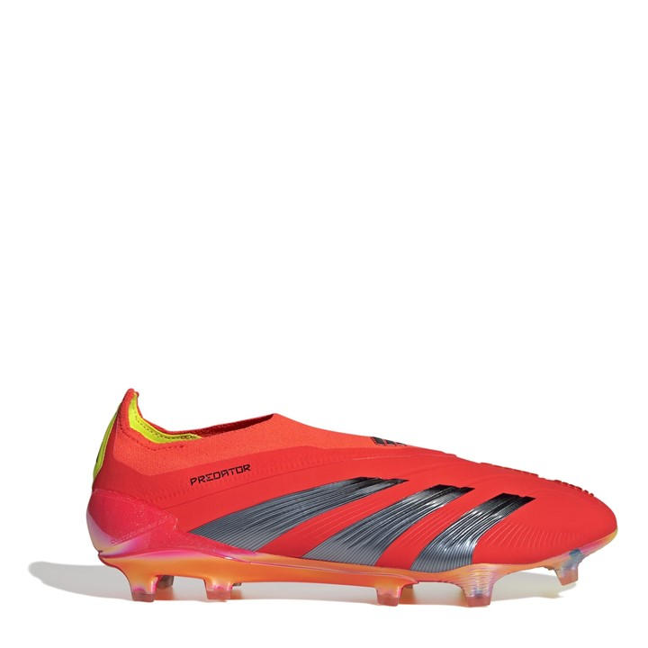 Adidas Men's Red Predator Elite Laceless Firm Ground Football Boots  in Size 6.5, Sports Direct