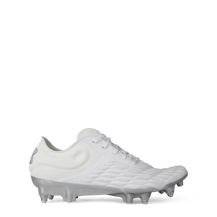 Under Armour Men's White Elite.0 Hybrid Firm Ground Football Boot in Size 6.5, Sports Direct